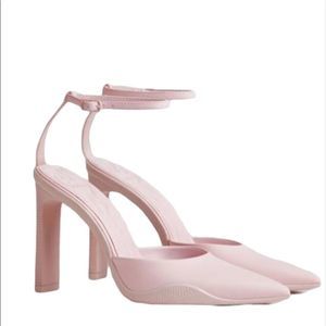 Bershka Pointed toe Sporty sole Slingback light Pink